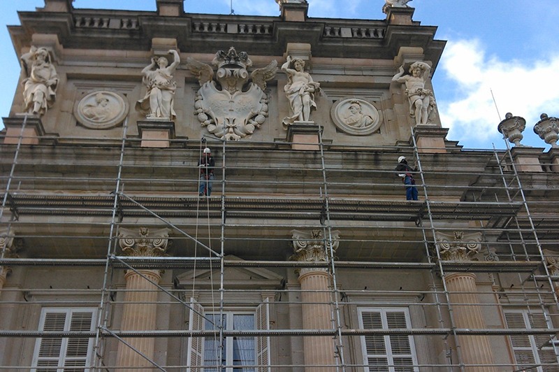Proiescon: rehabilitación del Palacio de La Granja de San Ildefonso, Segovia